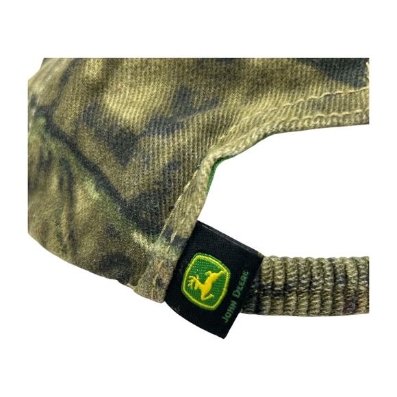 John Deere Toddler 2T/3T Green Camouflage Hat One Size Embroidered Logo Camo - Picture 9 of 16